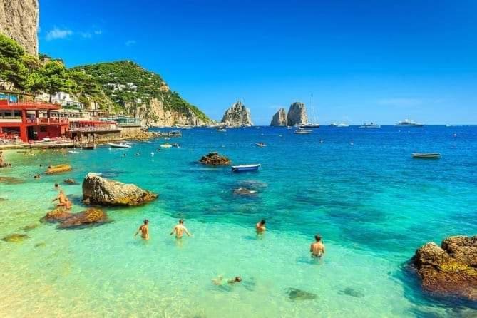 il blù Villa Capri Eksteriør bilde